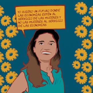 Patricia Wattimena "Yo quiero un futuro donde las economías estén al servicio de las mujeres y no las mujeres al servicio de las economías”